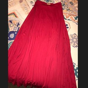 Anthropologie Maxi Skirt